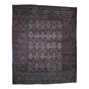 1890 Antique Persian Kermanshah Majestic Garden Rug