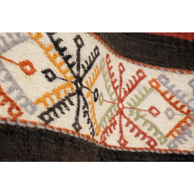 Ecru 1970s Turkish Organic Kilim Runner 2'1" X 7'4" For Sale - Image 8 of 13