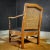 1920s Antique Wood Leather Chair from Vroom & Dreesmann, 1920s For Sale - Image 5 of 7
