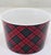 Vintage 1990s Sasaki Tartan Cermaic Cups by Charles Roberts, Red & Green Plaid, Made in Japan, Set of 5 For Sale In Dallas - Image 6 of 9