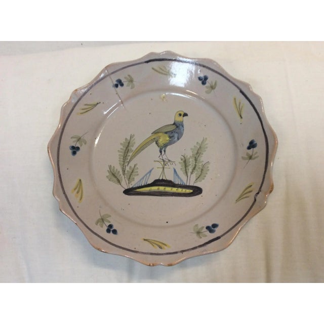 Unknown origin or age of this decorative plate or shallow bowl makes a great accent piece. This piece is flawed and not...