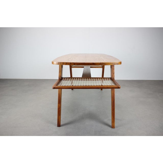 Wood Mid-Century Modern Danish Teak Coffee Table with Magazine Racks, 1960s For Sale - Image 7 of 12