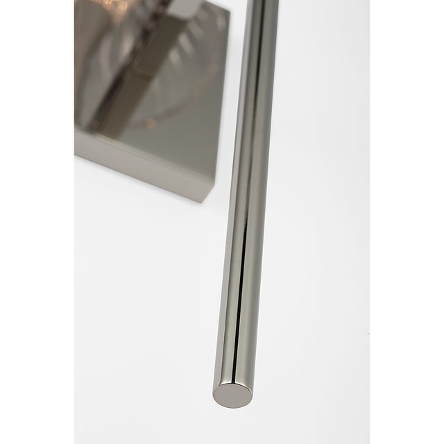 Waterford for Visual Comfort Signature Blaze 19" Tail Sconce in Polished Nickel with Clear Crystal For Sale - Image 9 of 13