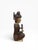 Mid 20th Century Hand-Carved Chinese Wooden Figural Sculpture of Seated Musician Holding Musical Instrument For Sale - Image 12 of 14