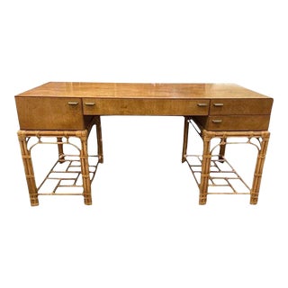 Late 20th Century Circa East Chinoiserie Desk by Henredon For Sale