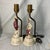 Vintage Porcelain "Colonial Couple" or "Victorian Courting Couple" Boudoir Vanity Lamps - a Pair For Sale In Chicago - Image 6 of 8