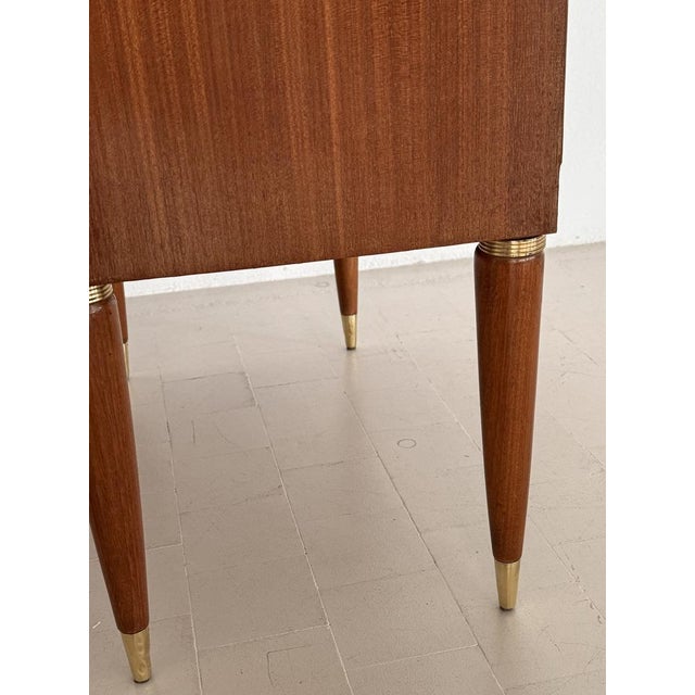 1960s Mid-Century Italian Bedside Tables with Green Marble Tops from La Permanente Di Cantù, 1960s, Set of 2 For Sale - Image 5 of 18