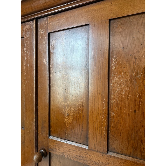 1920s Antique 1920s School Cupboard by the North of England School Furnishing Company For Sale - Image 5 of 12