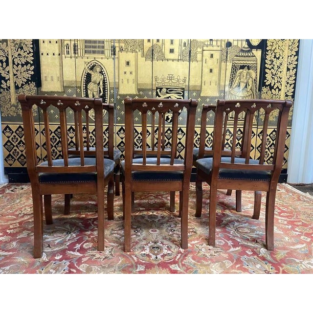 Wood Restoration Period Chairs, Set of 6 For Sale - Image 7 of 10