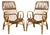 Set of Bamboo Armchairs, 1970s For Sale