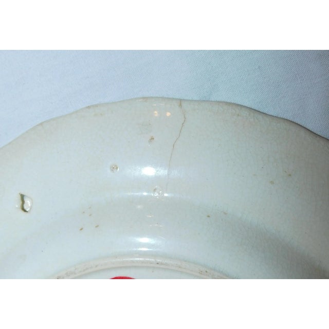 Antique Early 19th Century Spongeware Plate For Sale - Image 4 of 5