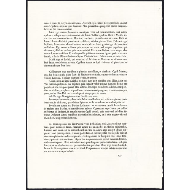 Brown 1969 Salvador Dalí Biblia Sacra Lithograph "Filiae Herodiadis Saltatio" (Dance of Herodias' Daughter) For Sale - Image 8 of 11