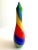 Glass Vintage 1980's Postmodern Italian Murano Art Glass Fused Multicolor Stripe Sculptural Pitcher Vase For Sale - Image 7 of 13