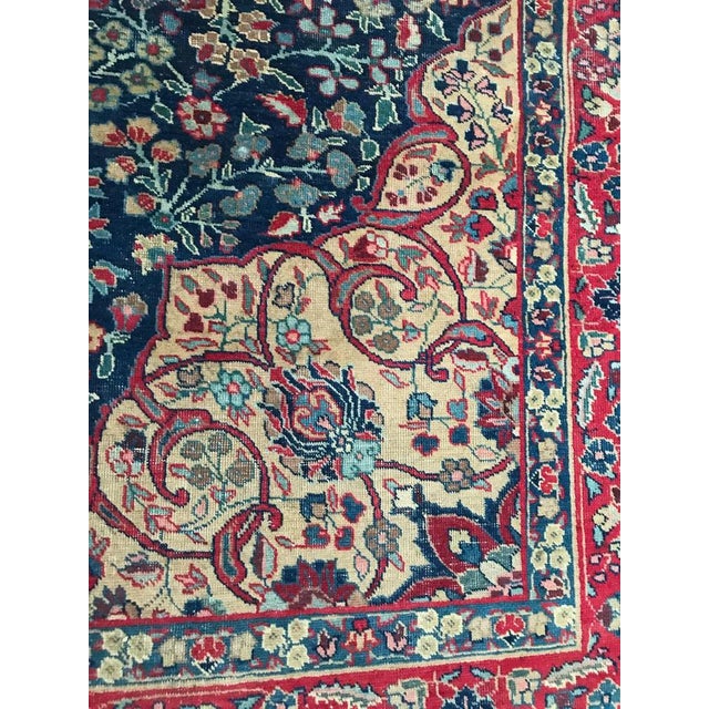 Textile Large Vintage Tabriz Rug, 1890s For Sale - Image 7 of 15