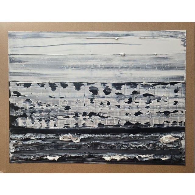 Emotional Topography — Horizon (No. 1) | Original Black & White Abstract Seascape by Diane Grant For Sale - Image 11 of 13