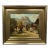 Late 19th Century The Little Town Oil on Canvas Signed on the Bottom, Framed For Sale