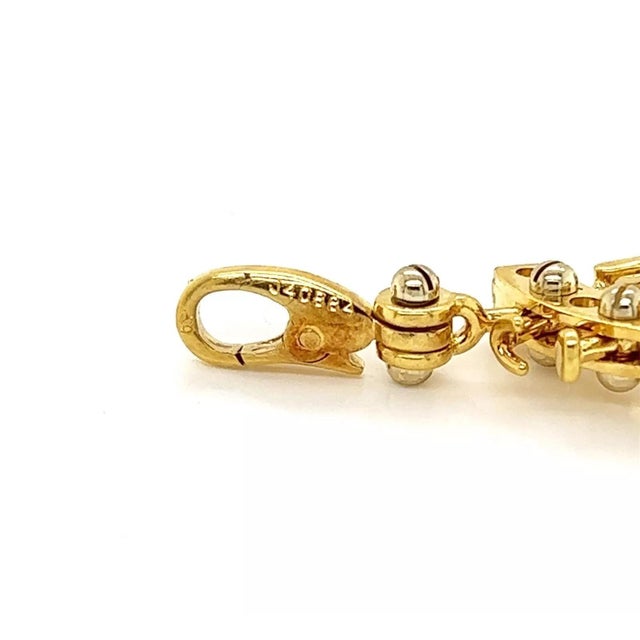 Late 20th Century Cartier 18k Two Tone Gold Animated Tricycle Charm Pendant For Sale - Image 5 of 7