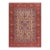 1940s Multicolor Classic Medallion Antique Esfahan Handknotted Wool Carpet Rug For Sale