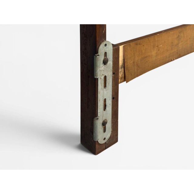 Edmond J. Spence, King Size Headboard, Walnut, Sweden, 1950s For Sale In New York - Image 6 of 8