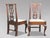 A handsome pair of 18th-century george iii oak side chairs, circa 1780 a fine and well proportioned pair of george iii...