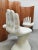 New Design Fiber Hand-Chair Fiberglass Hand-Chair ‘Ivory White For Sale - Image 5 of 5