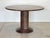 Round Wicker and Wood Dining Table, 1970s For Sale - Image 4 of 12