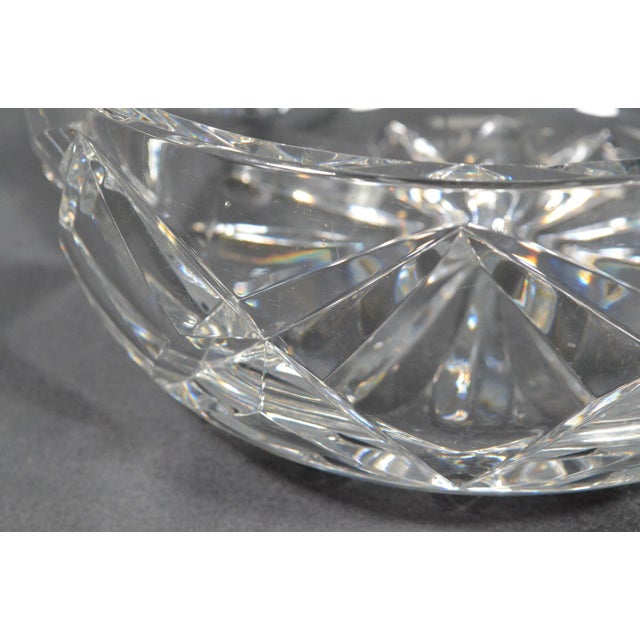 Vintage Saint-Louis French Hand-Cut Crystal Centerpiece Bowl, 20th Century For Sale - Image 13 of 15