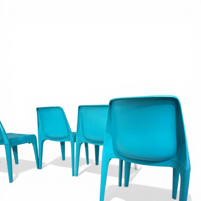 Space Age Dining Chairs from Schröder & Henzelmann, 1970s, Set of 4 For Sale - Image 10 of 18