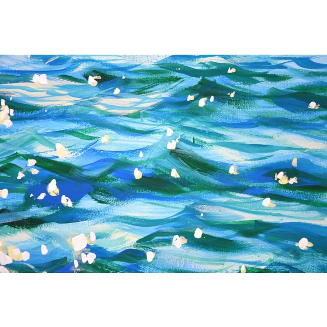 Fabulous Gentle Sea.Modern Original Painting. For Sale - Image 6 of 12