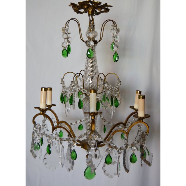 Vintage Neoclassical Parisian Bronze Chandelier Chairish