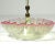 Pink Antique English Victorian Pink Vaseline Glass Epergne For Sale - Image 8 of 10