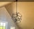 Contemporary Gregorius Pineo Martineau Hanging Lantern – Hand-Forged Iron Designer Chandelier For Sale - Image 3 of 3