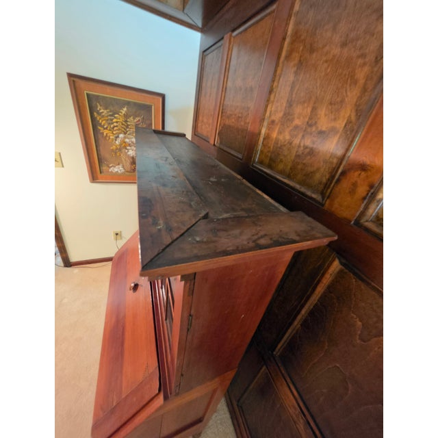 Early 19th Century Ohio Valley Cherry Secretary Desk With Hidden Compartment For Sale - Image 17 of 18