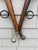 Antique u.s. Hame Co. Buffalo Ny Mule Hames – Original Wooden & Iron Harness Pair c.1900–1925 – Rustic Farmhouse Wall Decor For Sale - Image 13 of 18