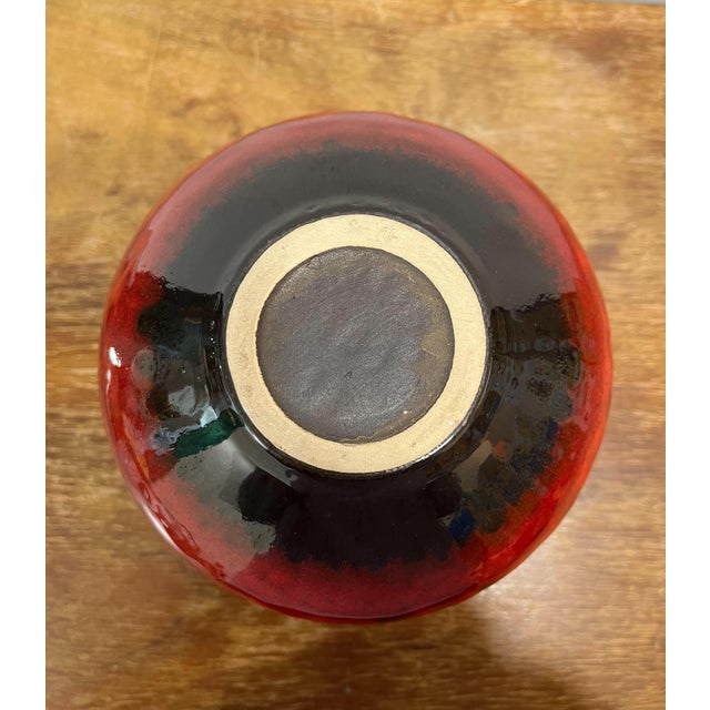 Glossy Oxblood Red Vases by Chariot Relief for Jopeko-Keramik, West Germany, 1960s, Set of 2 For Sale - Image 11 of 12