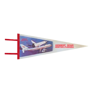 Vintage Kennedy Space Center Florida Felt Flag Pennant