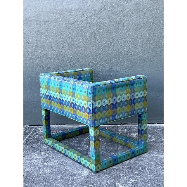 Vintage Parsons Vanity Bench For Sale In West Palm - Image 6 of 6