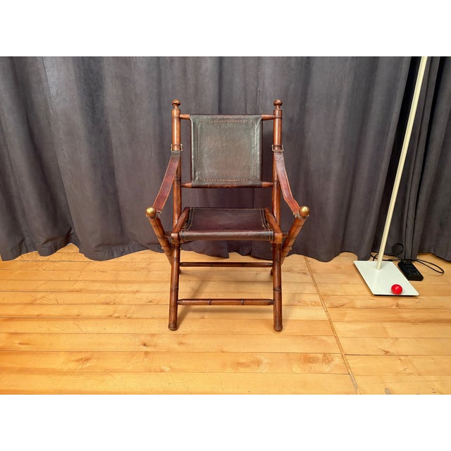 Folding Officers Campaign Chair, 1960s For Sale - Image 4 of 18