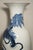 Large Antique 19th Century Qing Chinese Blue & White Foo Dog Porcelain Vase For Sale - Image 11 of 18