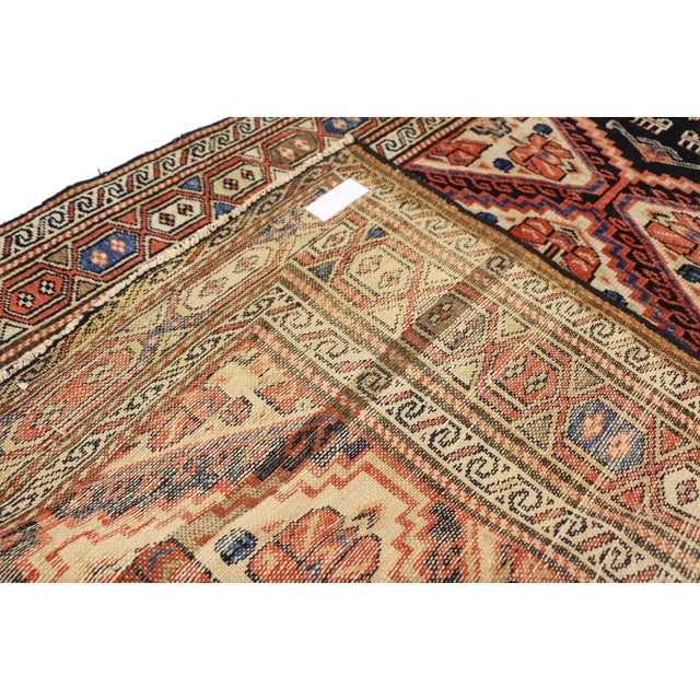 Early 20th Century Antique Persian Malayer Hallway Runner - 03'04 X 11'01 For Sale - Image 5 of 10