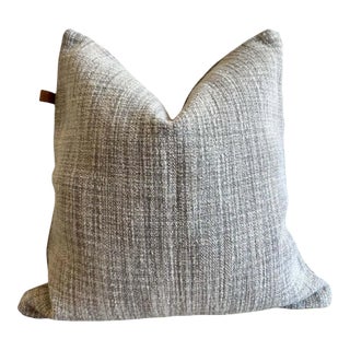 Linen and Wool Pillow For Sale