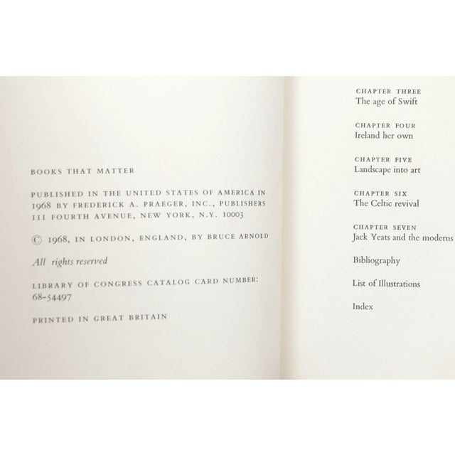 A Concise History of Irish Art by Bruce Arnold. Hardcover book with dustjacket, published in 1968 by Frederick A. Praeger....