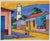 Calle De La Ermita, Valencia Spain, Limited Edition Screen Print Bright and bold screen print by Spanish artist Guido...