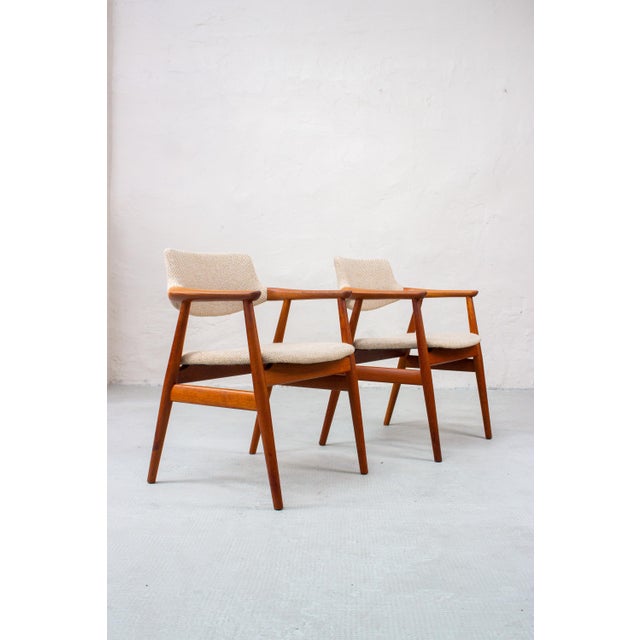 Mid-Century Danish GM11 Chair in Teak by Erik Kirkegaard for Glostrup, 1960s For Sale - Image 10 of 18