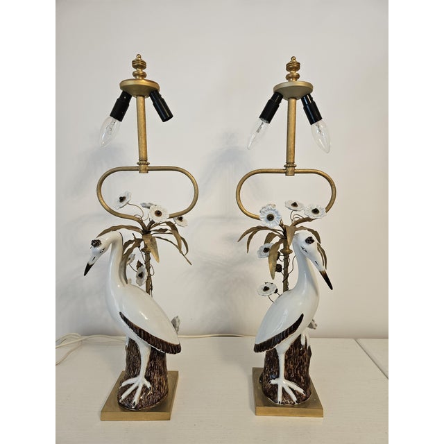 Ceramic Lamps from Mangani, Italy, 1960s-1970s, Set of 2 For Sale - Image 7 of 18