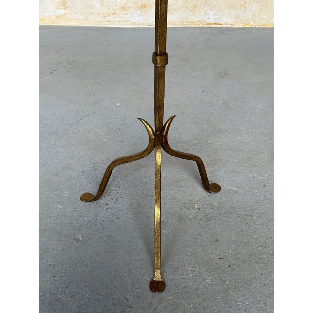 Spanish Iron Drinks Table With Pointed Stem For Sale In New York - Image 6 of 11