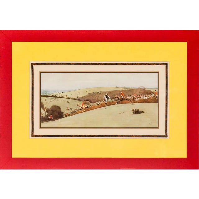 A Hunting We Will Go Colour Plate by Cecil Aldin For Sale