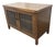 Bespoke Metal Mesh + Walnut Media Cabinet For Sale