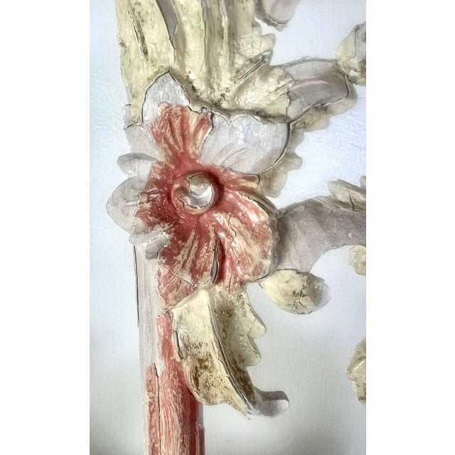 Pair of 19th Century Italian Rococo Carvings on Wood Bases, Distressed For Sale - Image 9 of 17