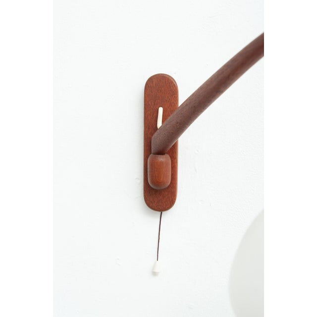 Mid-Century Modern Wall Lamp by Uno & Östen Kristansson for Luxus, 1950s For Sale - Image 3 of 6